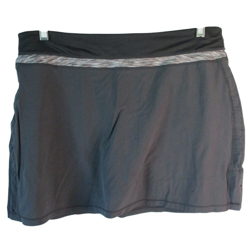 Tangerine Women's Mid Rise Stretch Gray Skort Size XL